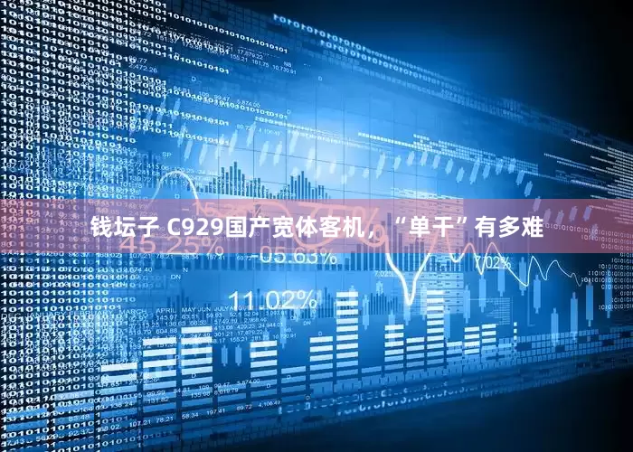 钱坛子 C929国产宽体客机，“单干”有多难