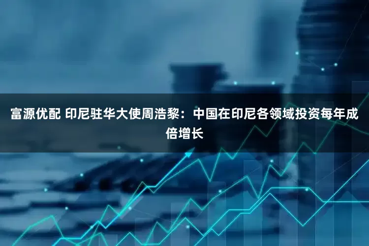 富源优配 印尼驻华大使周浩黎：中国在印尼各领域投资每年成倍增长